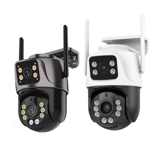 ICSEE High-Definition Wireless Binocular Camera Mobile Remote Full-Color Night Vision Outdoor Dome Smart Surveillance Camera
