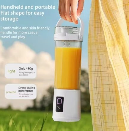 Portable Blender Bottle Electric 6 Blades Multifunction Juice Blender Fresh Juice Smoothie Blender Ice CrushCup Food Processor