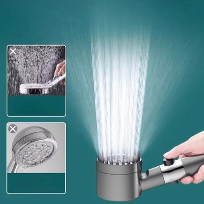 New Ion Drop Shower Head, Portable Filter Shower, Turbo Pressure, Multi Spray Modes, On/Off Switch & Built-in Filter