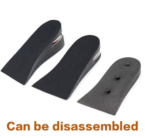Increase 5cm New Height Increase Insole Adjustable 2-Layer Air Cushion Invisible Pads Soles Insoles Inserts For Shoes Men/Women